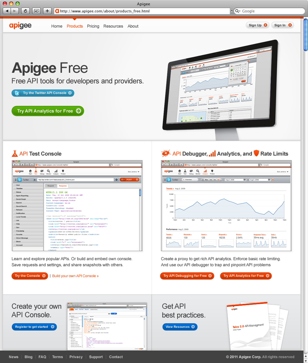 Apigee: Apigee ToGo Product Page